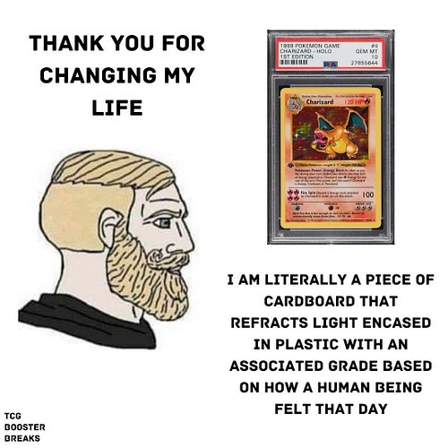 But I want all the pieces of card board! And yes they are life changing, you just don’t understand.

#tcgboosterbreaks #pokem...