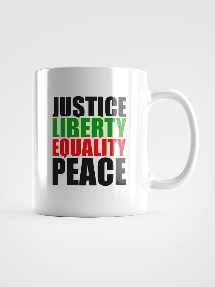 Justice Liberty Equality Peace - Mug product image (1)
