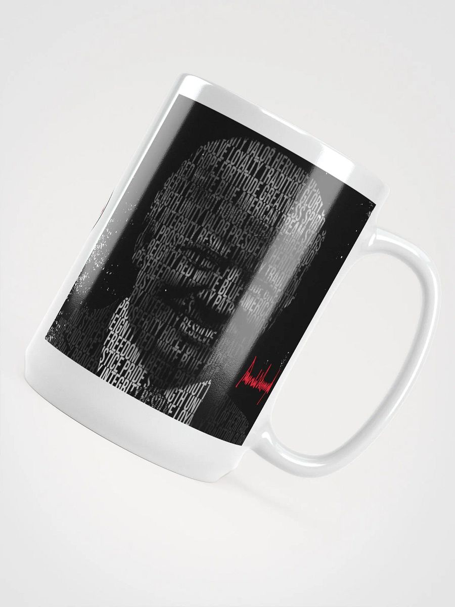 Trump Patriotic Word Silhouette 15oz Coffee Mug product image (4)