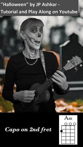 #ukulelelove #ukulelelessons #ukulelecover #Halloween 
https://youtu.be/UXB-A1_zpOU