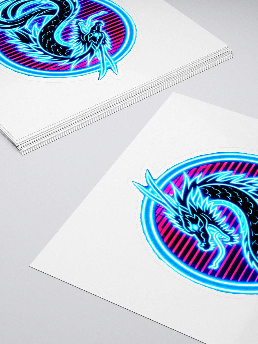 Neon Dragon Sticker product image (7)