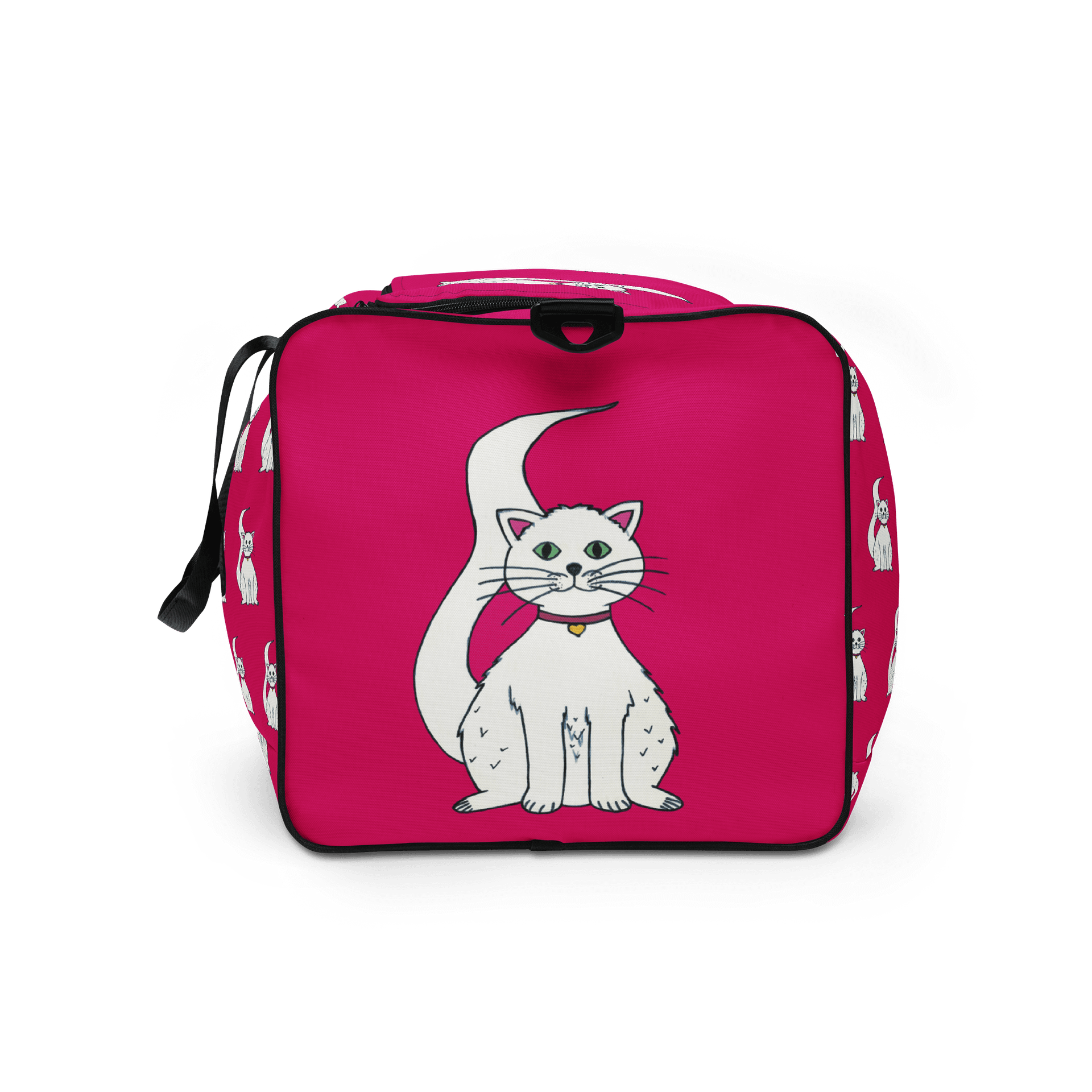 Cat (art by Dina R.) - Duffle Bag product image (10)
