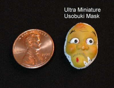 Japanese Usobuki Mask Hyotoko - Miniature Plastic Model product image (2)