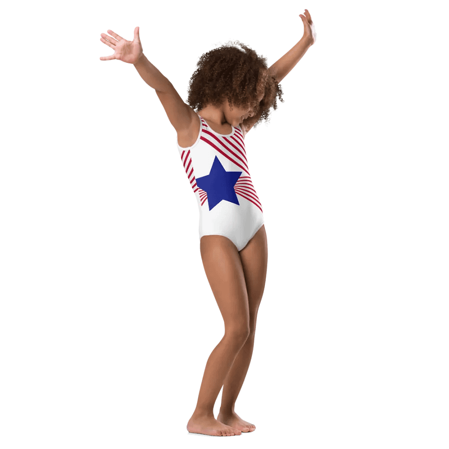 Old Glory Ribbons Kids and Toddlers Swimsuit product image (3)