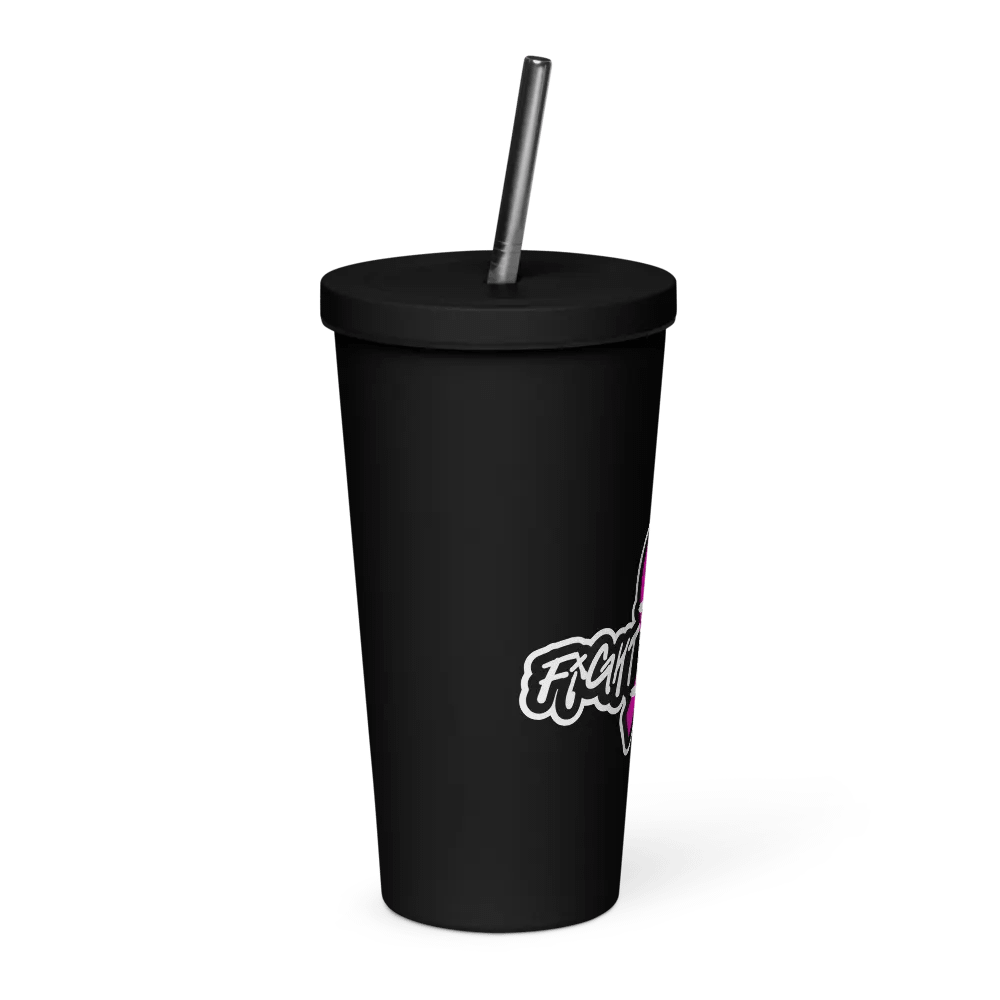 Breast Cancer Awareness Insulated Tumbler With Straw product image (4)