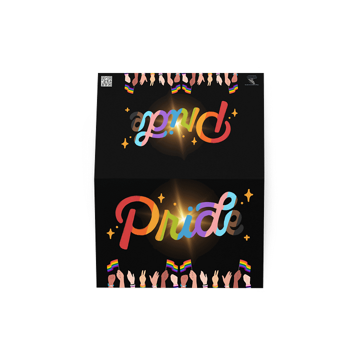 LGBTQIAP2S+ 2025, Pride Glow, Greeting Card product image (2)