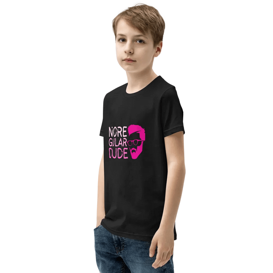 No Regular Pink Dude Youth Tee product image (3)