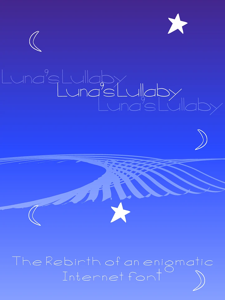 Luna's Lullaby font product image (1)
