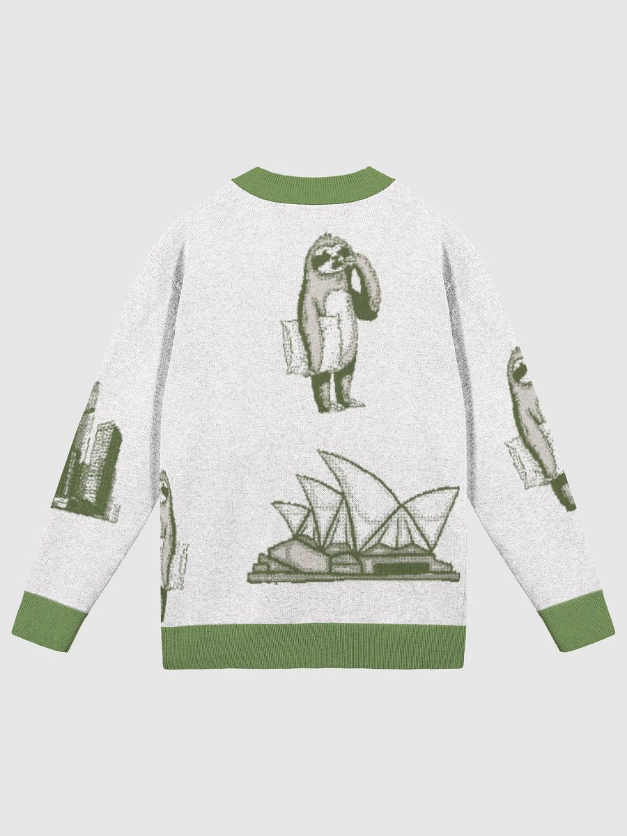 Urban Sloth Camo Knitted Cardigan product image (9)