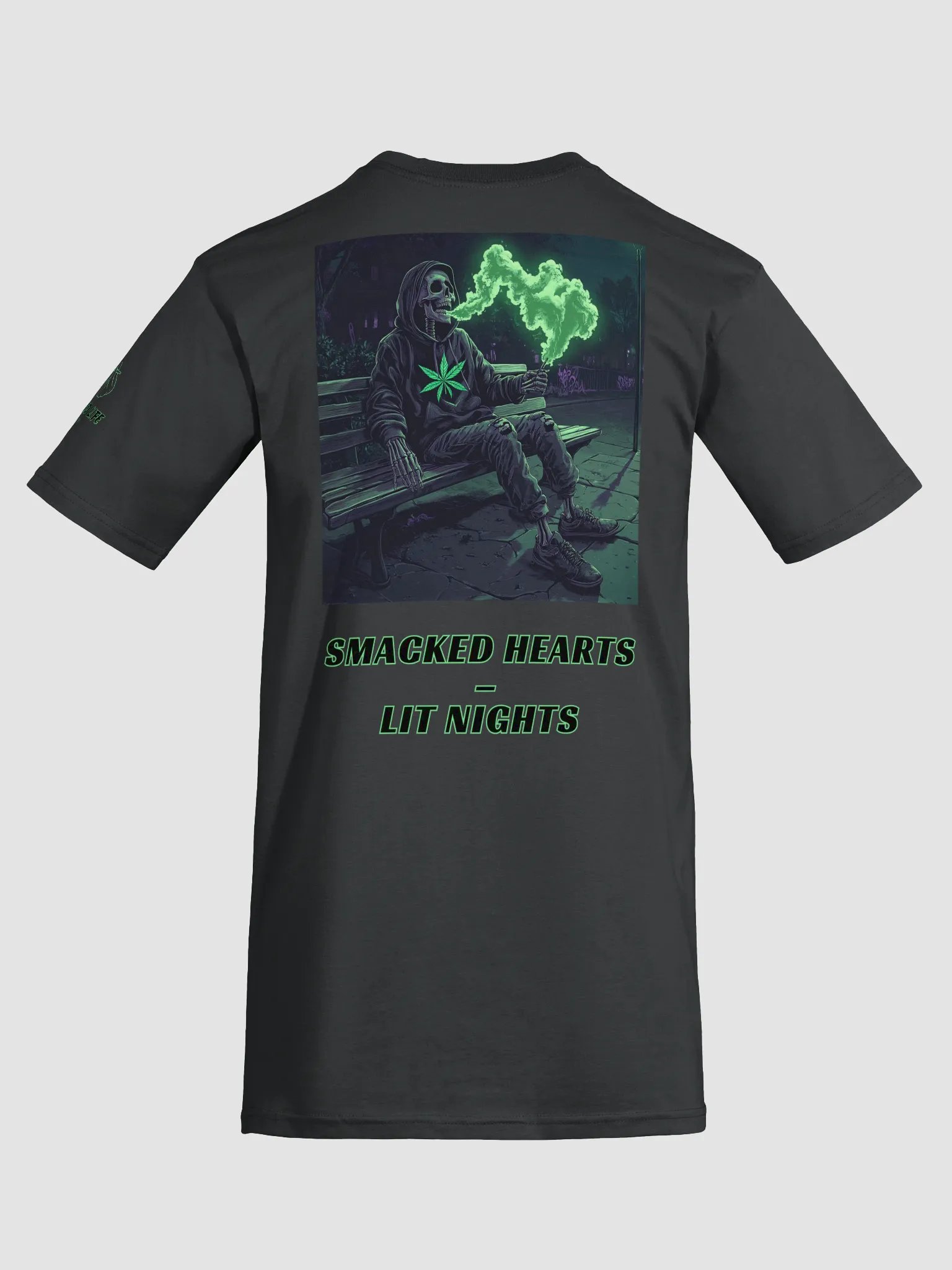 Green Smoke Heartbreak Oversized Tee product image (26)