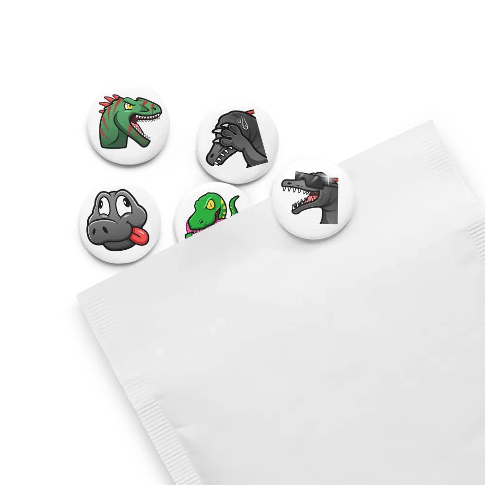 Dino-mite Dinosaur Pin Set #2 product image (13)