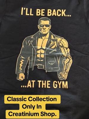 Check our classic Collection straight from CREATINIUM™️ Get Your Promo code for 25% off #gymwear  #creatinium #memewear  #motivationwear  #gymtok 