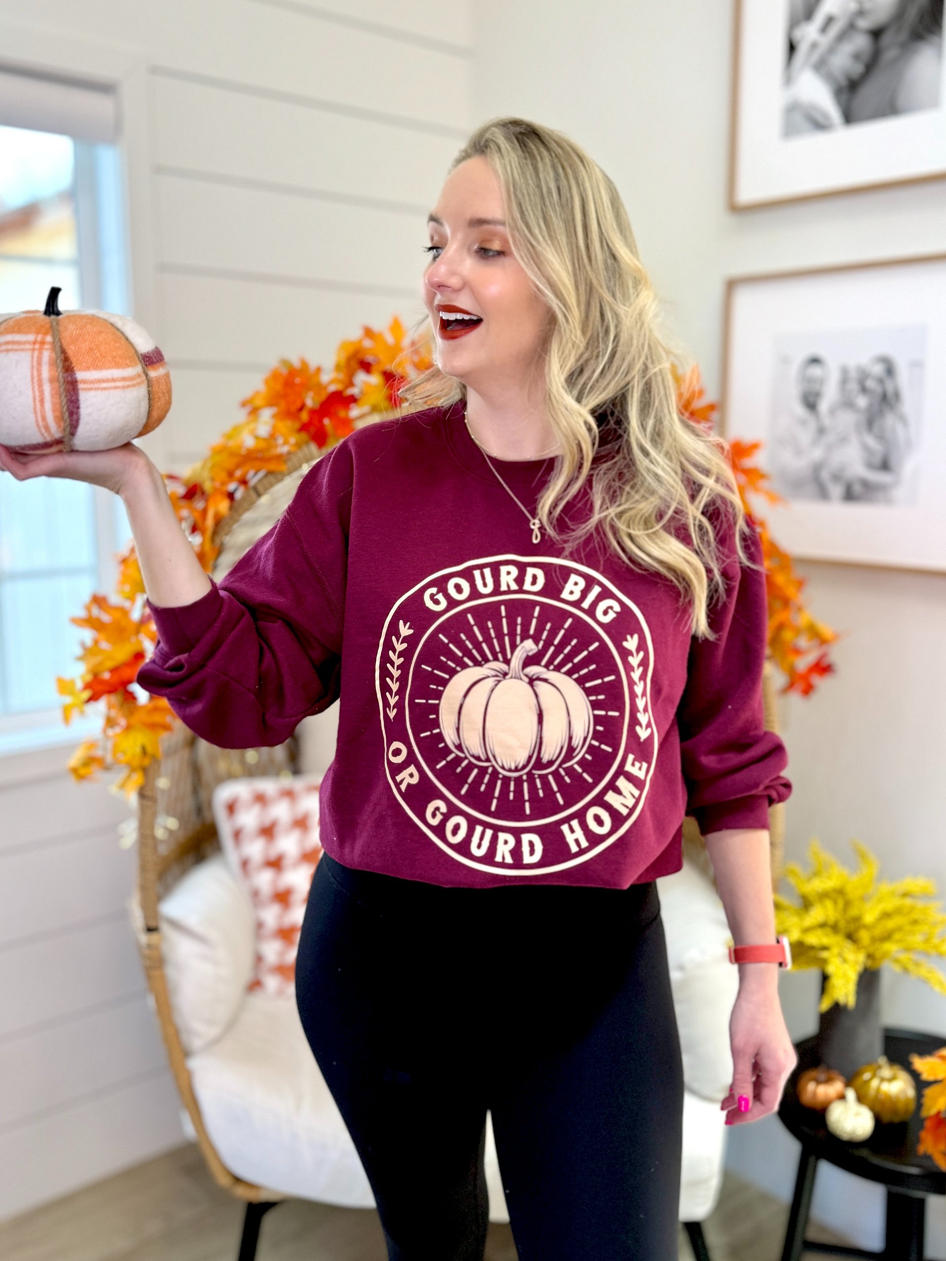 Gourd Big or Gourd Home Sweatshirt product image (3)
