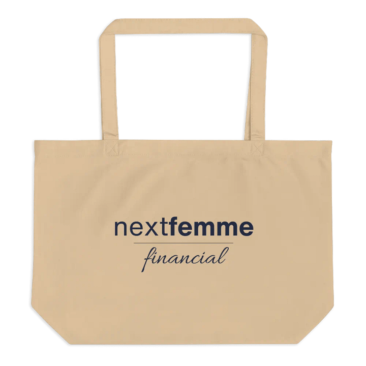 Eco Tote Too with Navy Logotype product image (1)