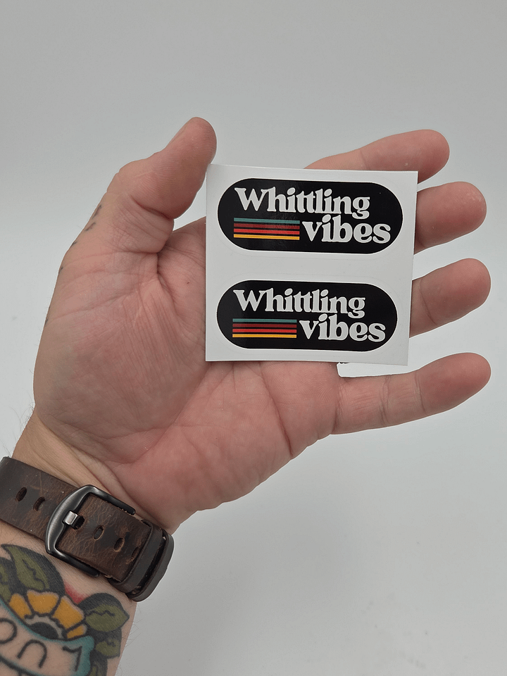 Whittling Vibes Sticker product image (2)