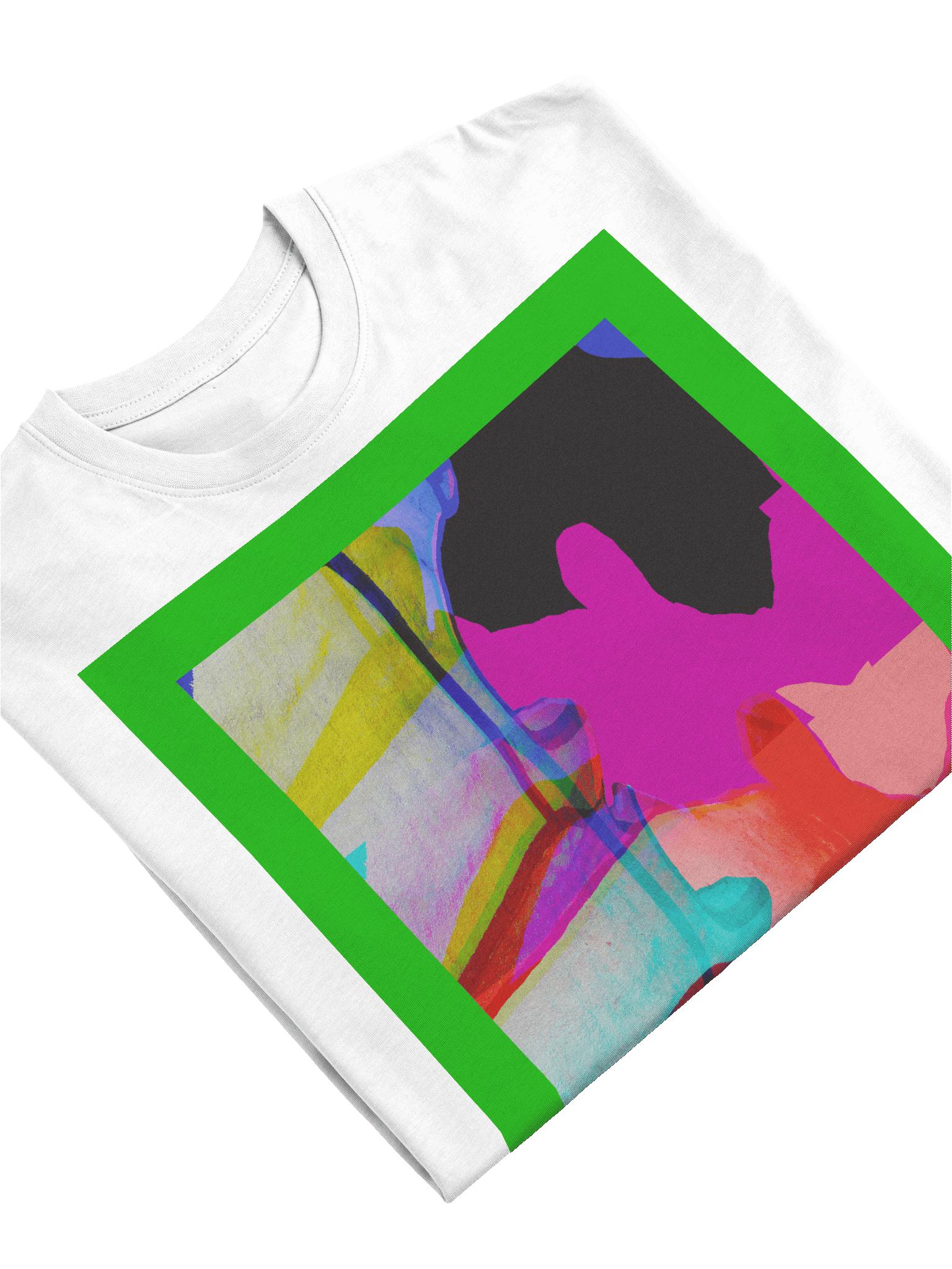 Vibrant Chaos Abstract Tee product image (6)