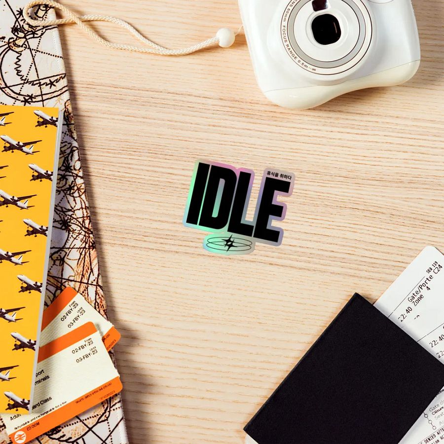 Idle Holo Sticker product image (5)