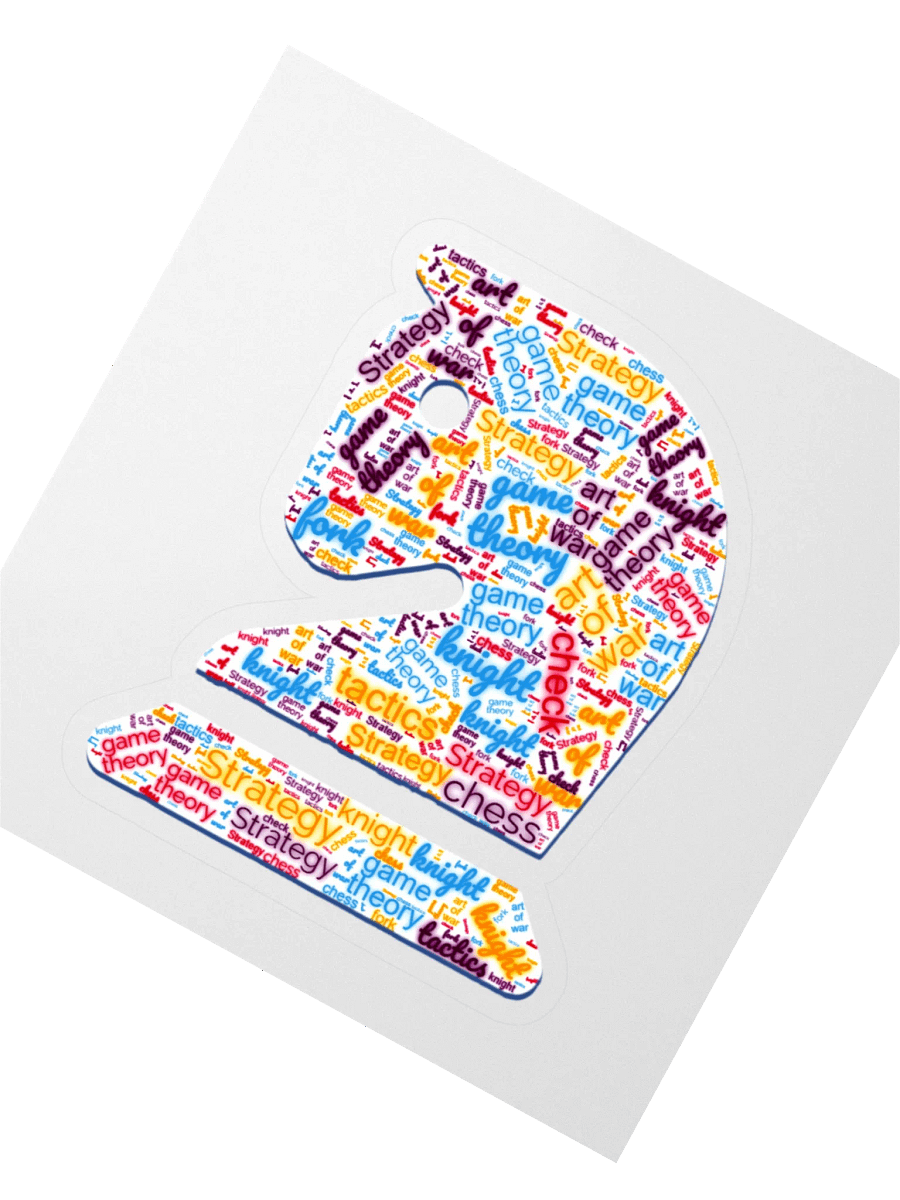 Knight's Strategy Word Cloud Stickers product image (3)