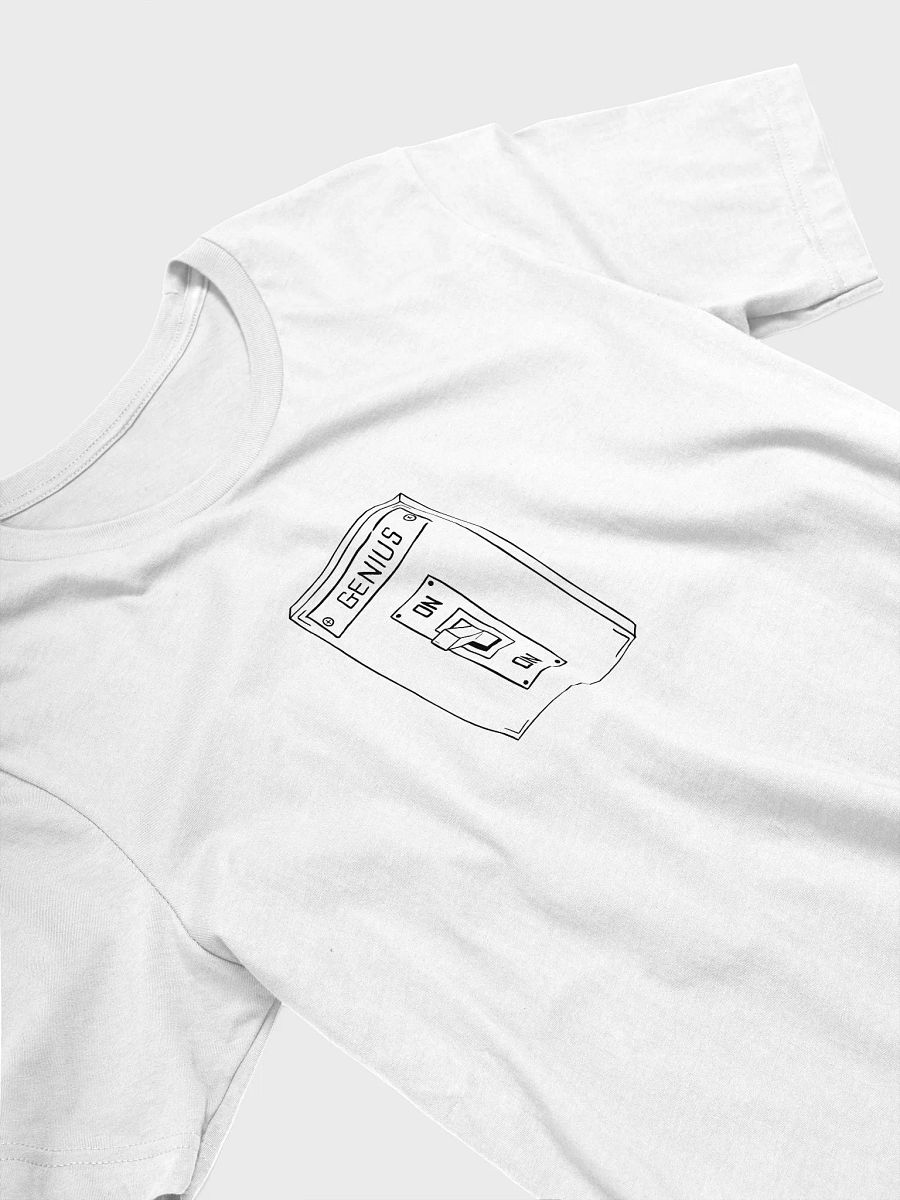 There Is No Off Position On The Genius Switch T-Shirt (White) product image (3)