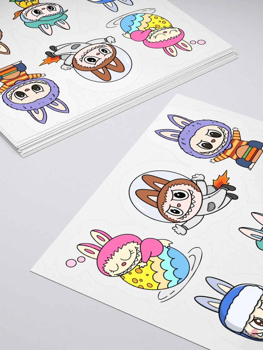 Labubu Cute The Monsters Cut Sticker Set product image (15)