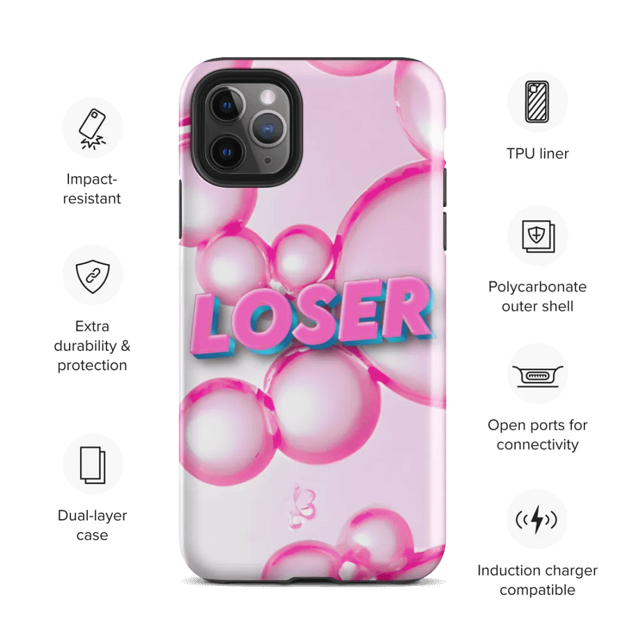 LOSER Bubblegum IPhone Case product image (35)