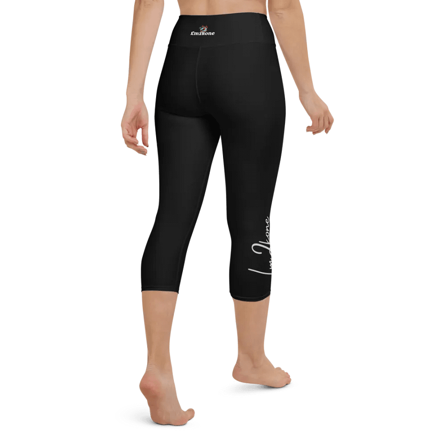 Lm2kone Script Yoga Capri Leggings product image (4)