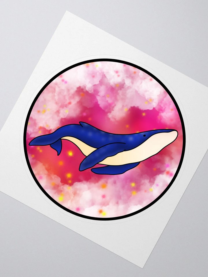 Celestial Whale Sticker product image (2)