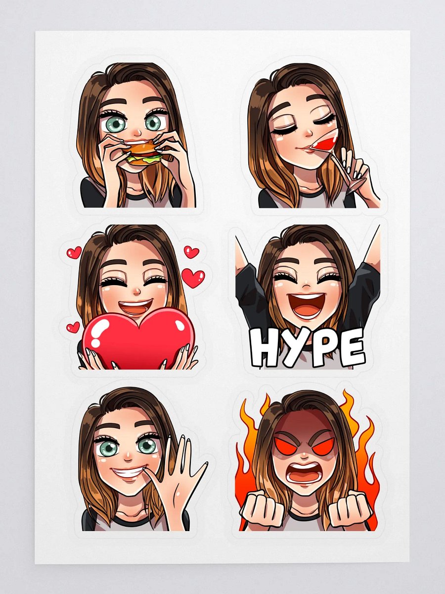 Emote Sticker Sheet product image (3)