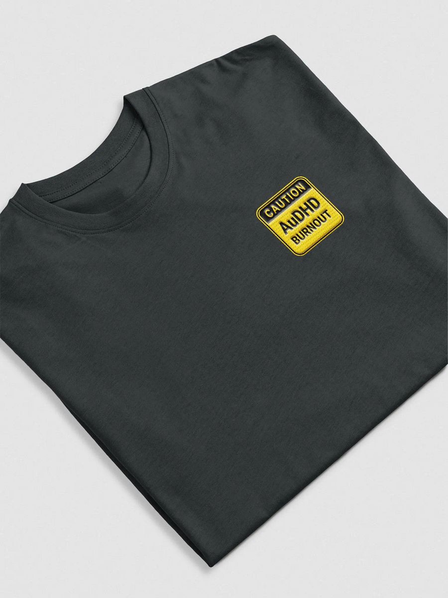 CAUTION: AuDHD BURNOUT Heavyweight Tee product image (4)