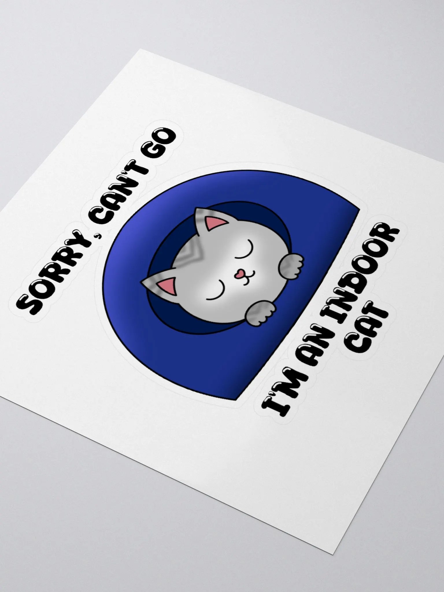 Indoor Cat Sticker product image (3)