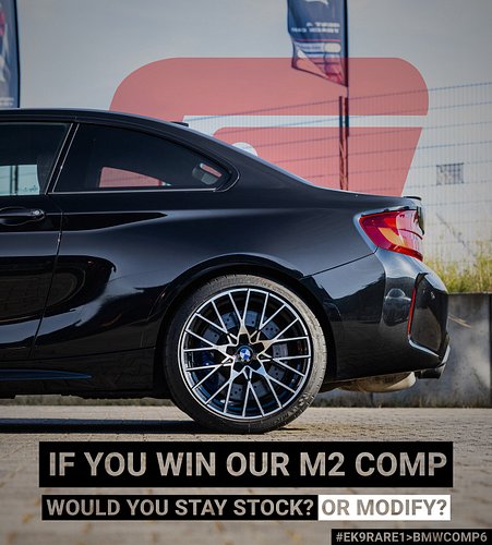 Stay stock? Or modify? 🤔

#gapped #bmw #m2