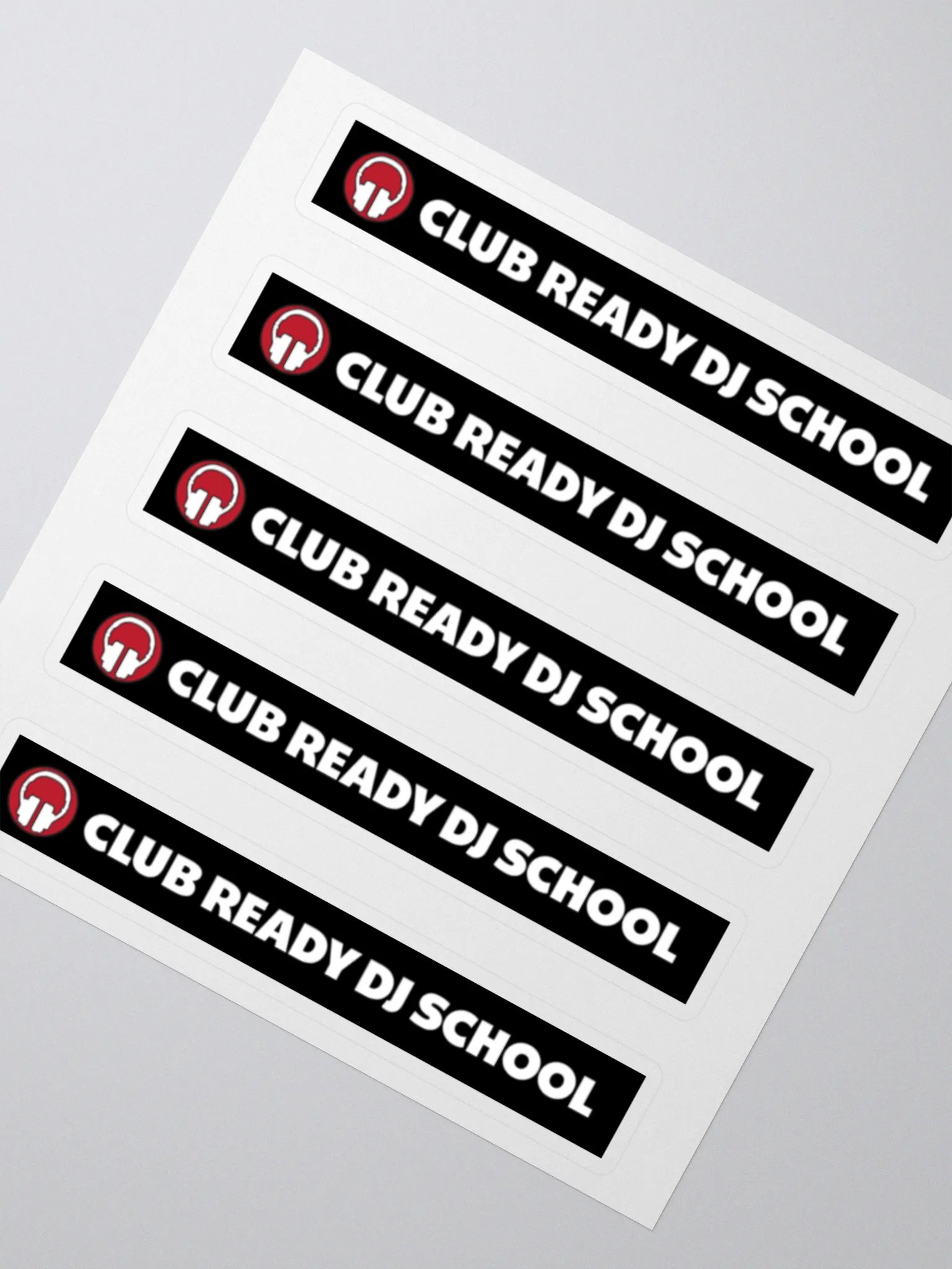 Club Ready DJ School Kiss Cut Stickers product image (2)