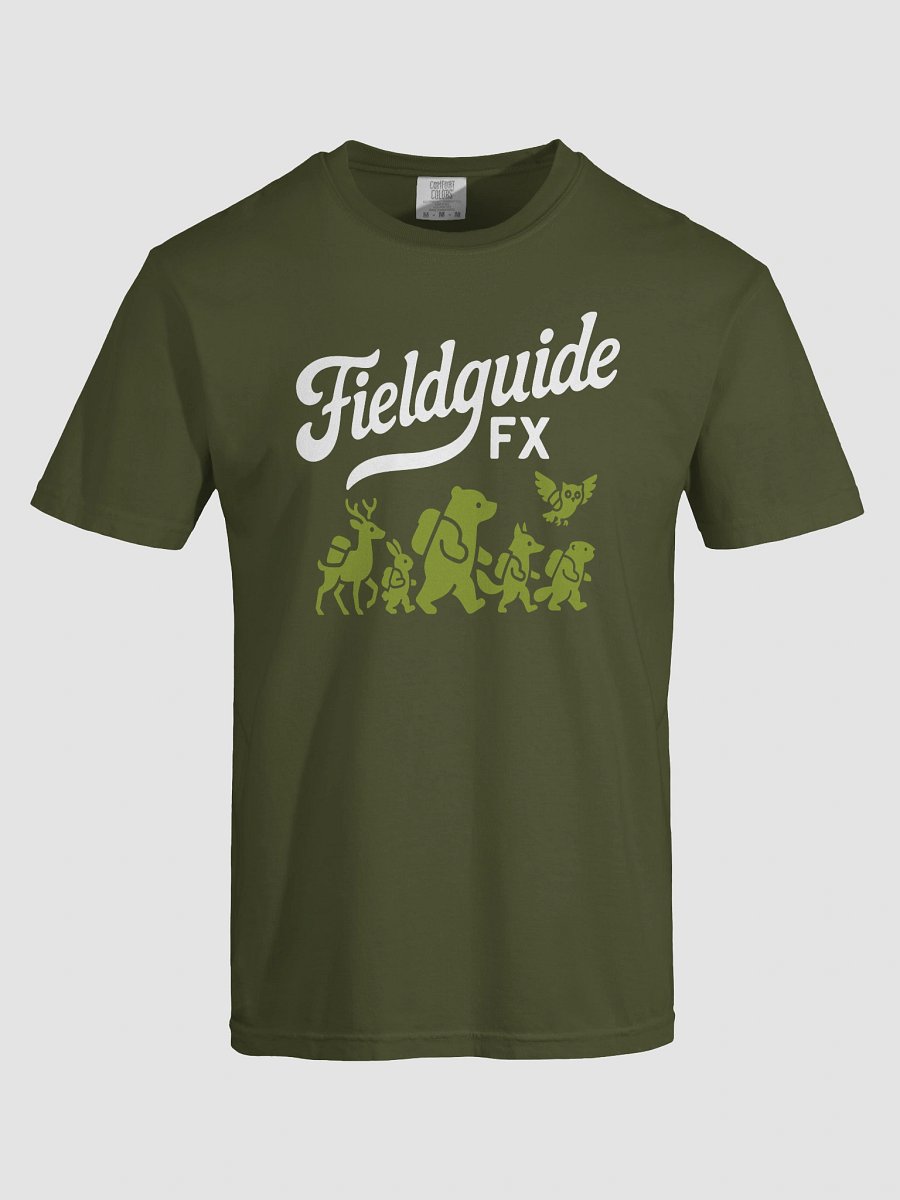 Sonic Travelers FieldguideFX Unisex T-Shirt - Forest Green product image (5)