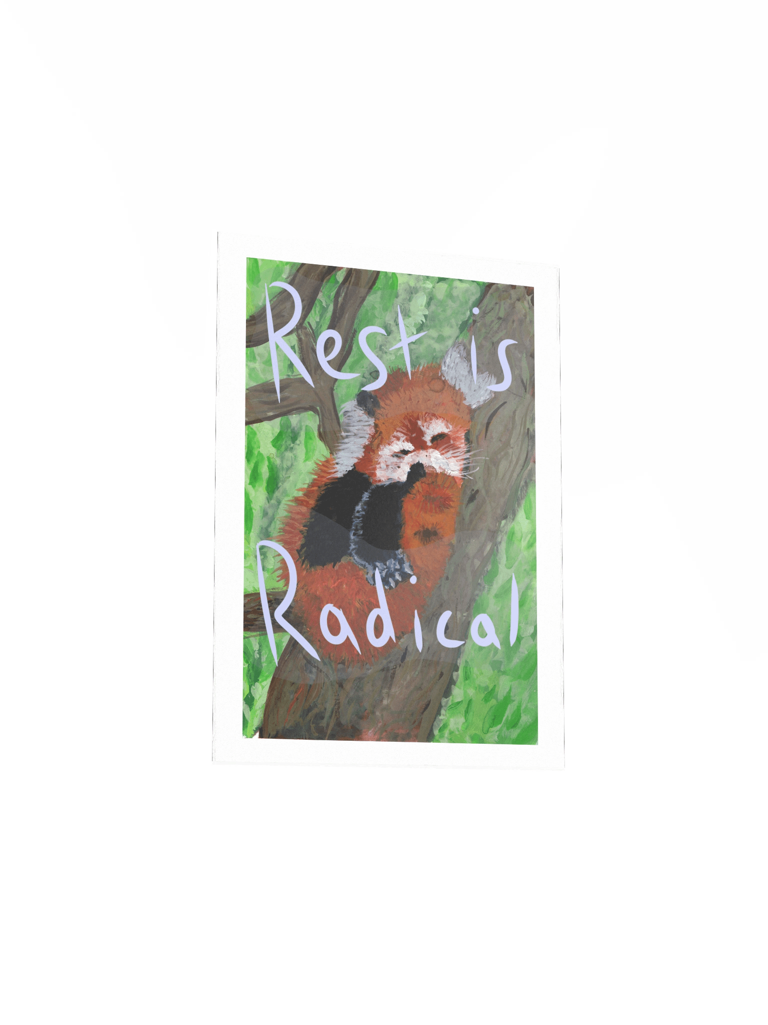 Red Panda Rest Print product image (9)