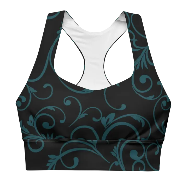 DarkTeal Twirl Bra Top product image (1)