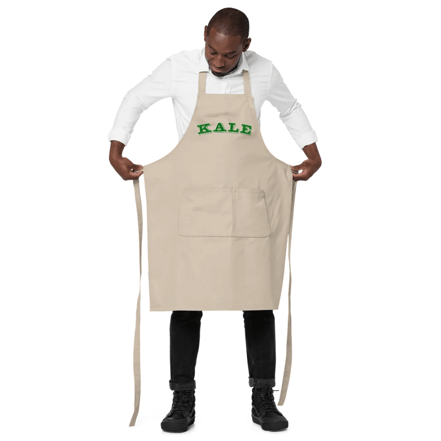 Kale Cotton Twill Apron product image (3)