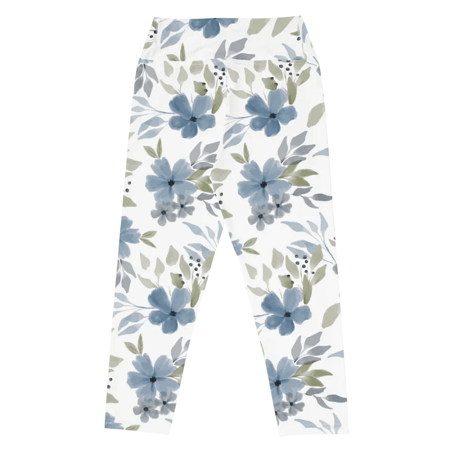 Vintage Floral 90s Yoga Capri Leggings product image (7)