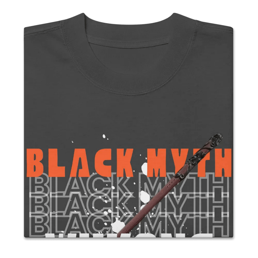 Wukong's Faded Myth Oversized Tee product image (5)