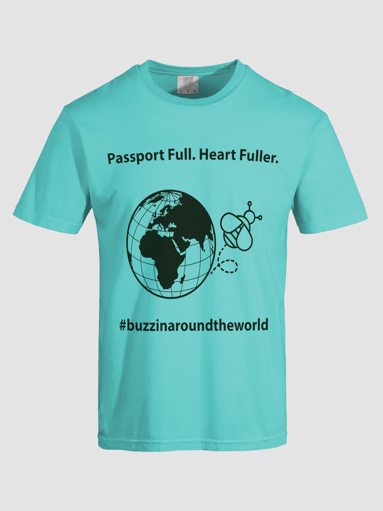 Passport Full. Heart Fuller. - T-Shirt product image (41)