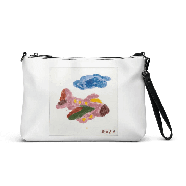 Kid Airplane (All-Over Print Crossbody Bag) product image (2)