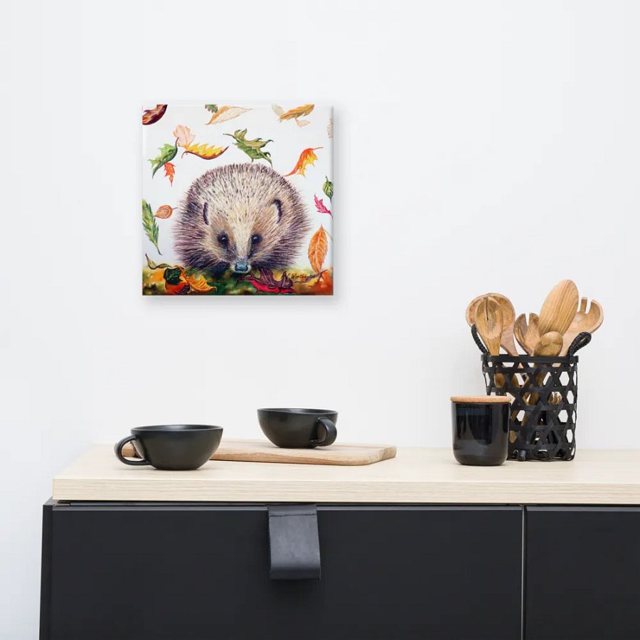 Cute Autumn Hedgehog Print product image (12)