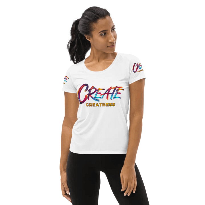 Create Greatness Huge Print Athletic Tee product image (2)
