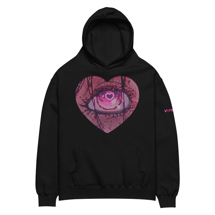 Eye.exe Pixel Heart Hoodie – Save Yourself from 2077 product image (2)