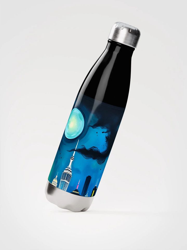 Moonlit Metropolis Stainless Steel Water Bottle product image (2)