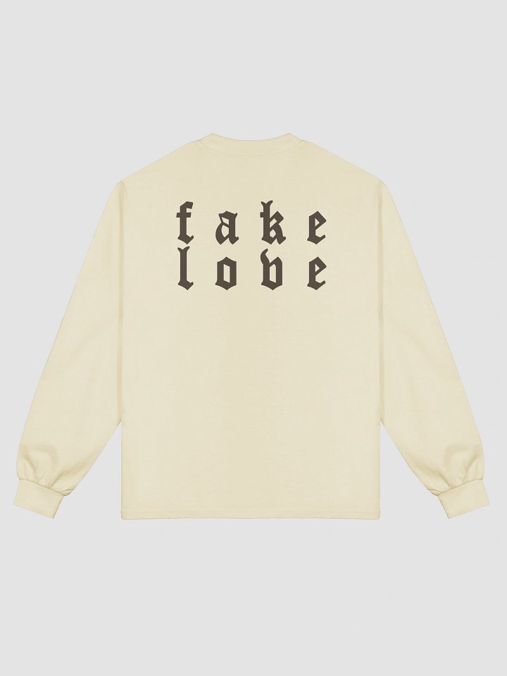 Fake Love Heavyweight Long Sleeve Shirt product image (4)