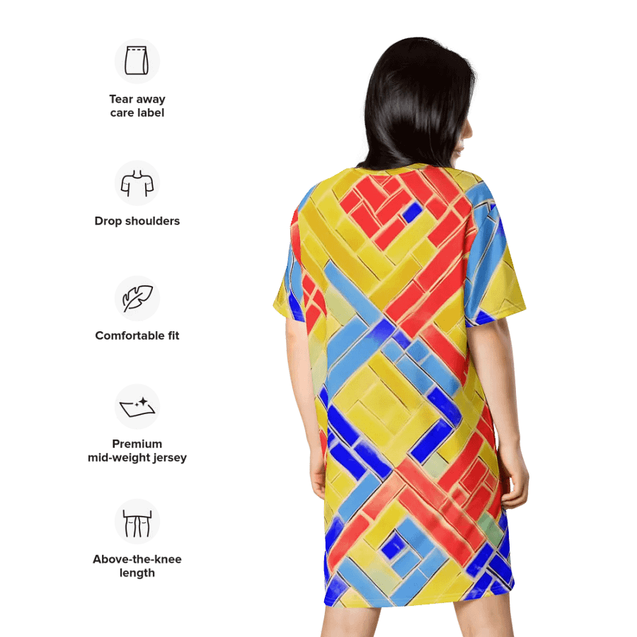 Neon Nights T Shirt Dress product image (10)