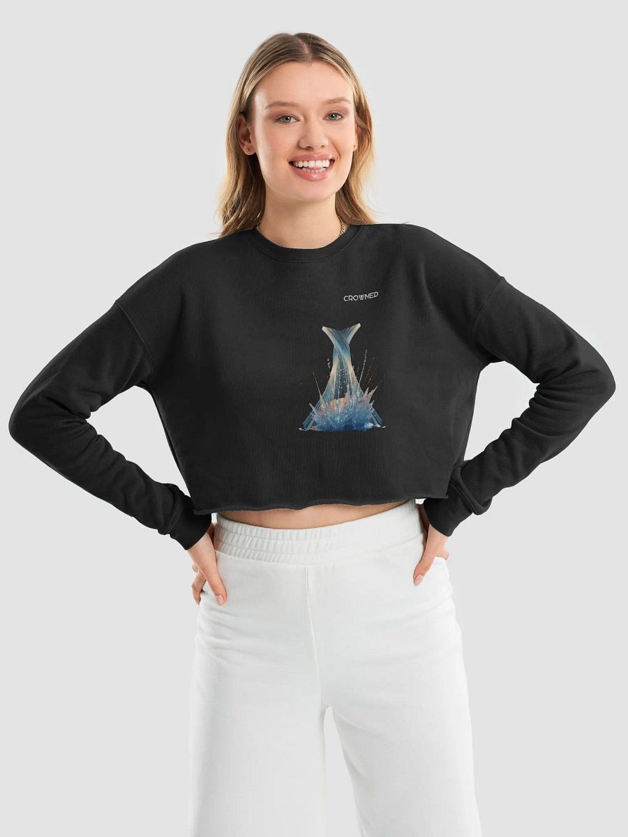 Aqua Spiral Fleece Sweatshirt product image (9)