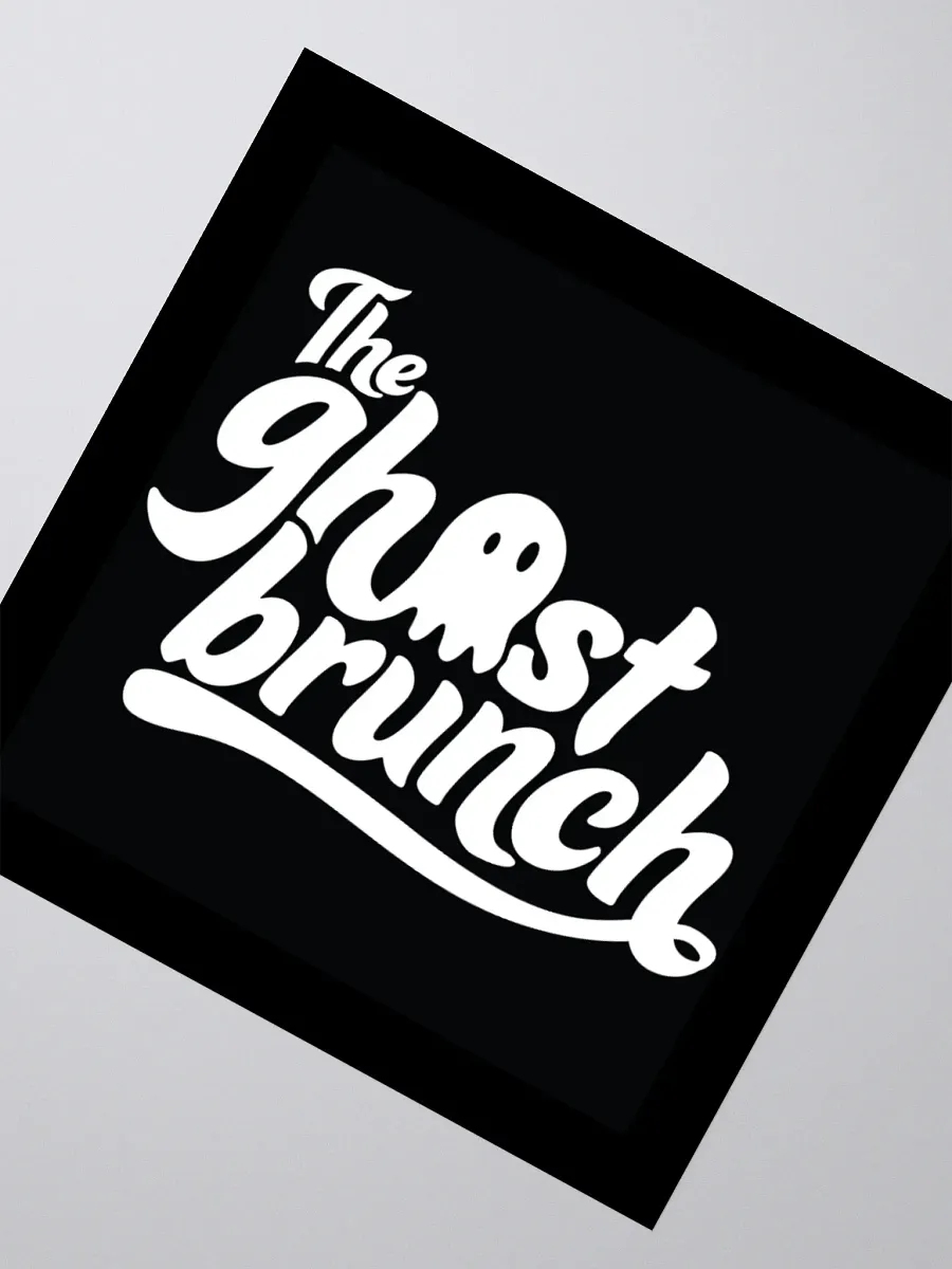 The Ghost Brunch 3"x3" sticker product image (2)