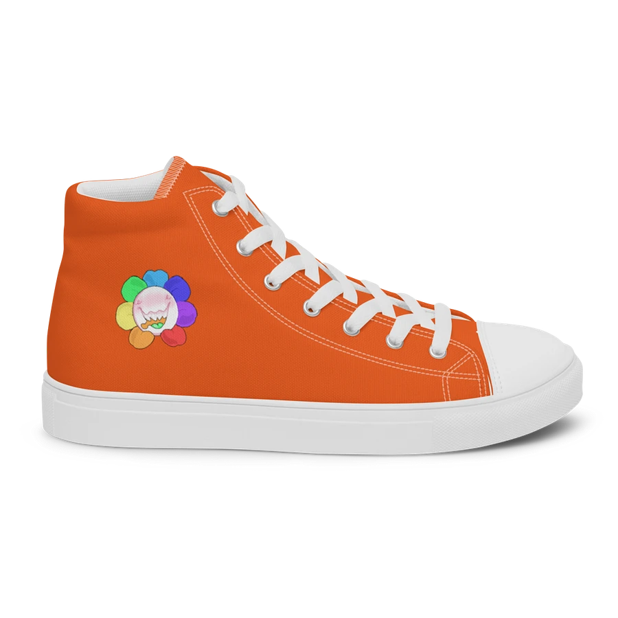 Orange and White Flower Sneakers product image (29)