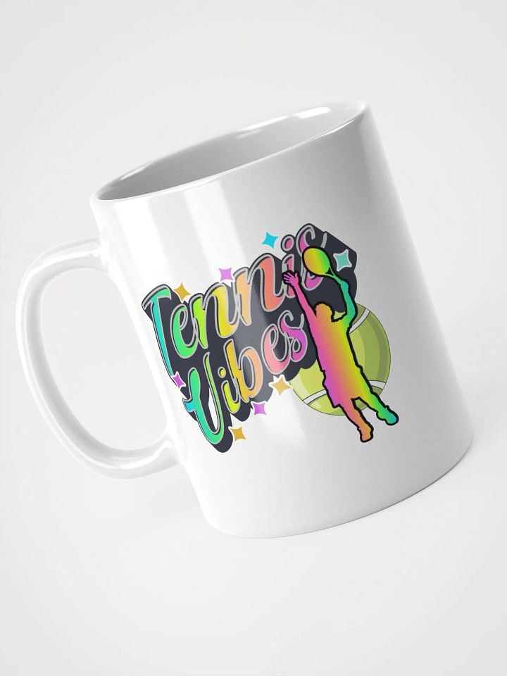 Tennis Vibes Male Neon Rainbow Mug product image (2)